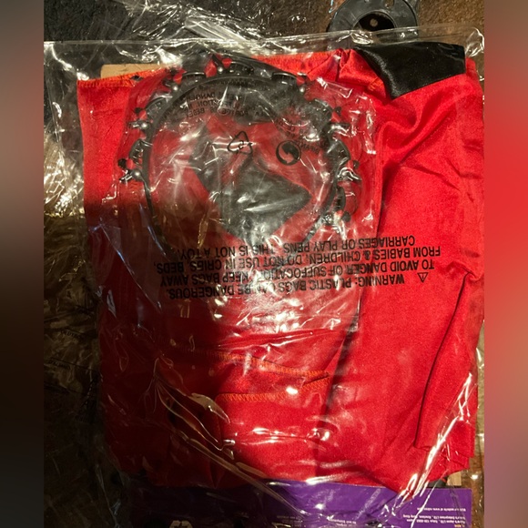 Rubie's Ruby Red Dragon Costume KAMONO GEISHA WARRIORS new 2pc - Picture 6 of 8